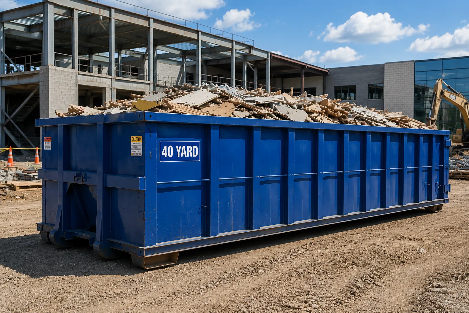 40 yard dumpster rental from our Renton fleet